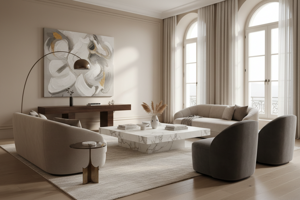 Marble Coffee Tables: The Perfect Centerpiece for Modern Luxury Living