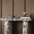Calacatta Viola  Marble Console Table