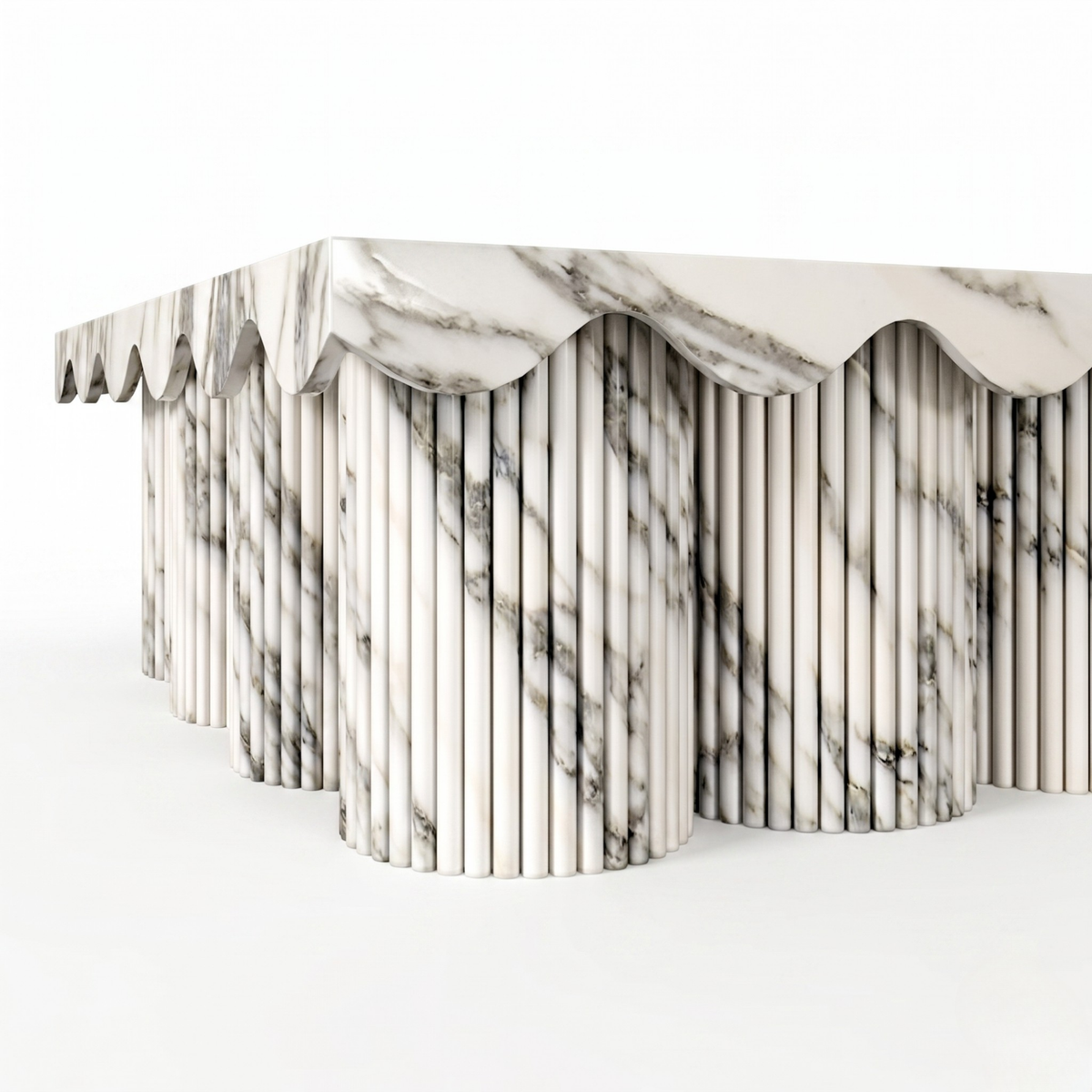 Calacatta Viola Sculptural Coffee Table