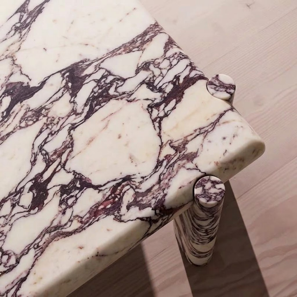 Calacatta Viola Aesthetic Marble Coffee Table