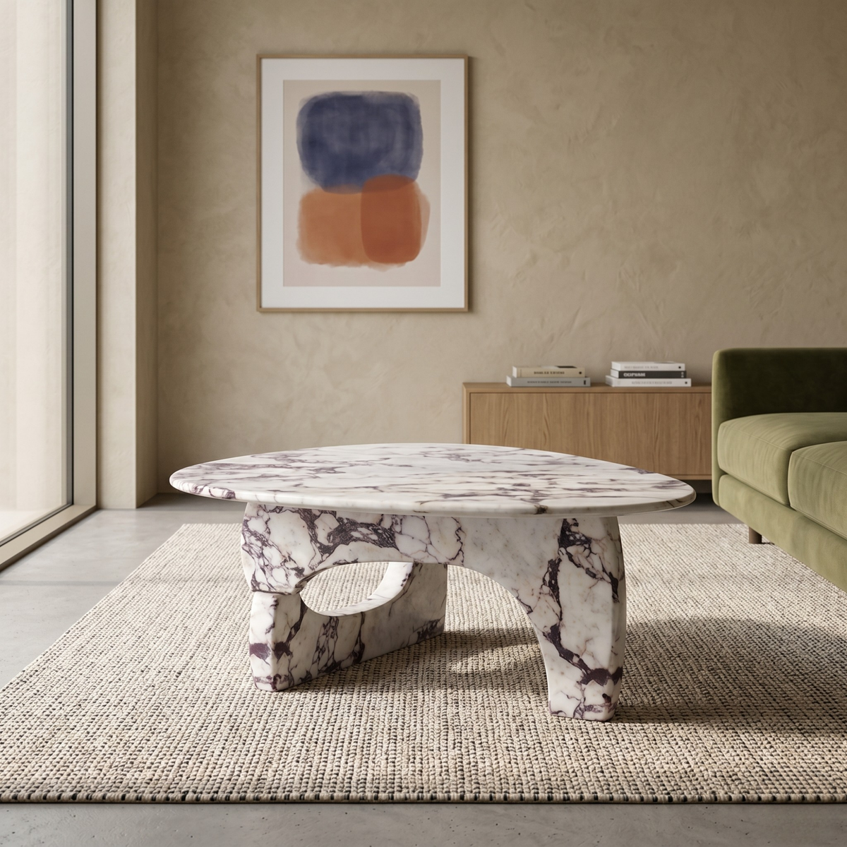 Natural Stone Marble Coffee Table