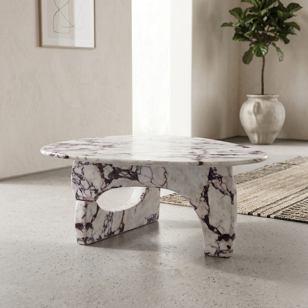 Natural Stone Marble Coffee Table