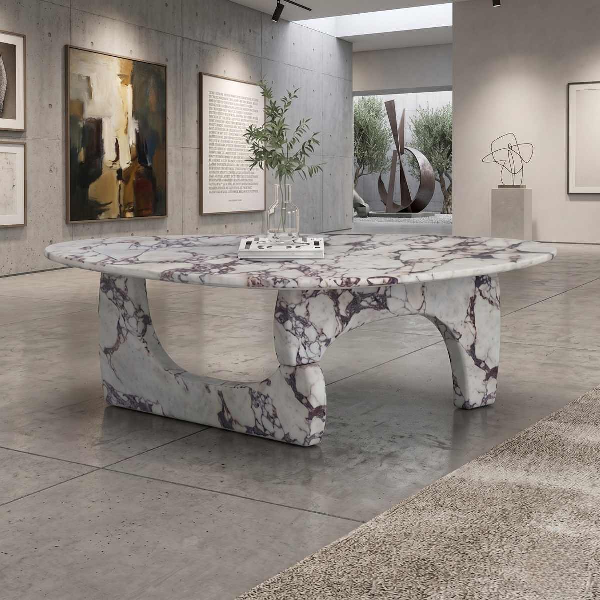 Natural Stone Marble Coffee Table