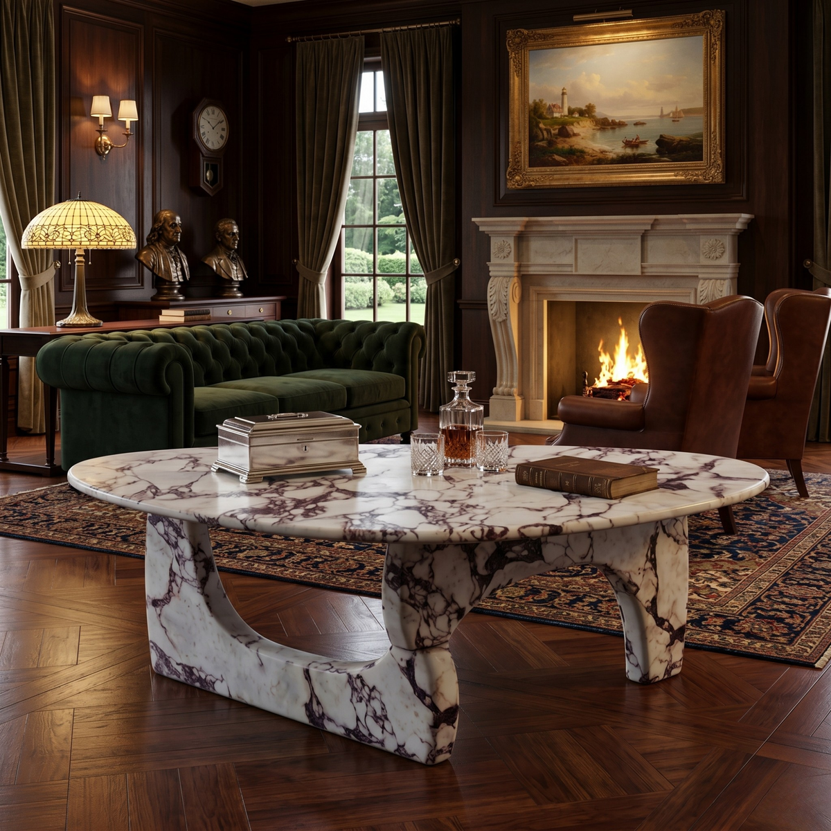 Natural Stone Marble Coffee Table