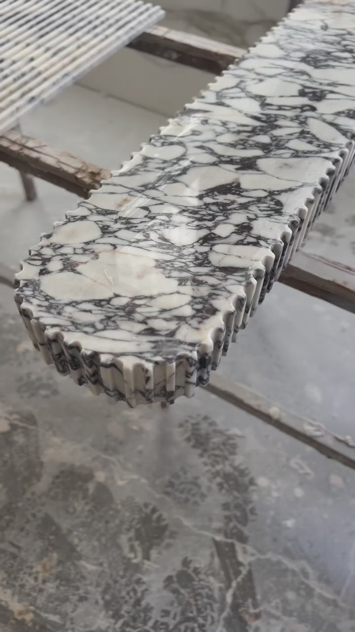 Calacatta Viola  Marble Console Table