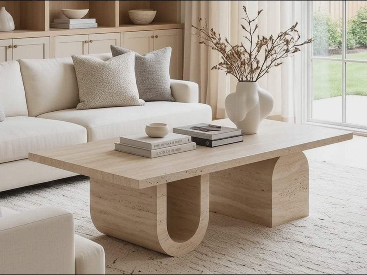 Travertine Coffee Table