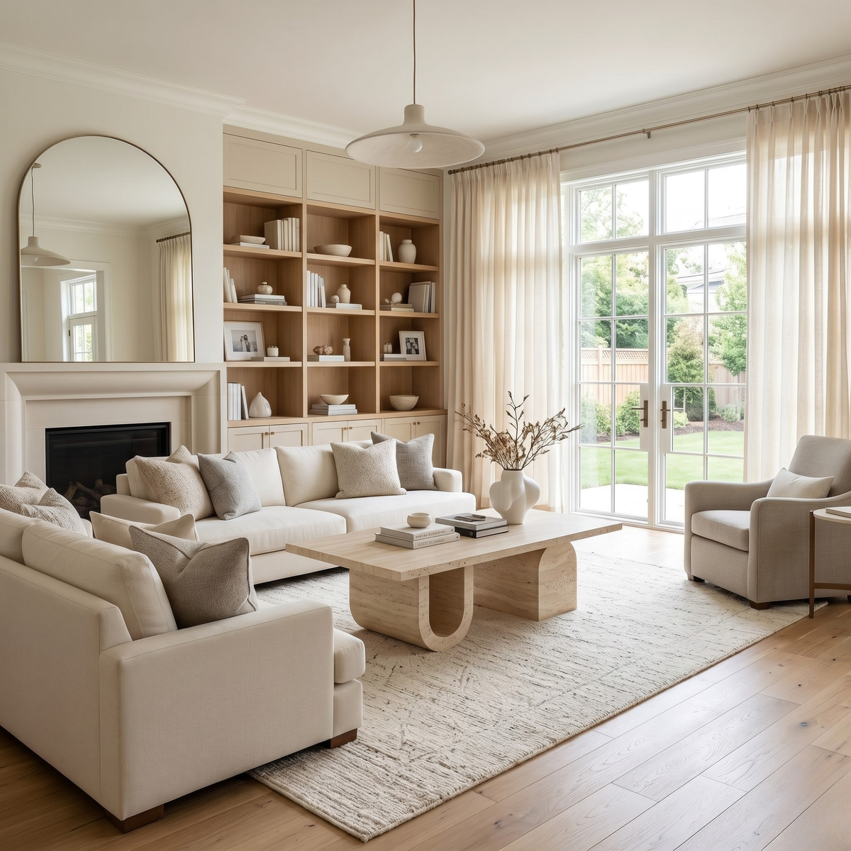 Travertine Coffee Table